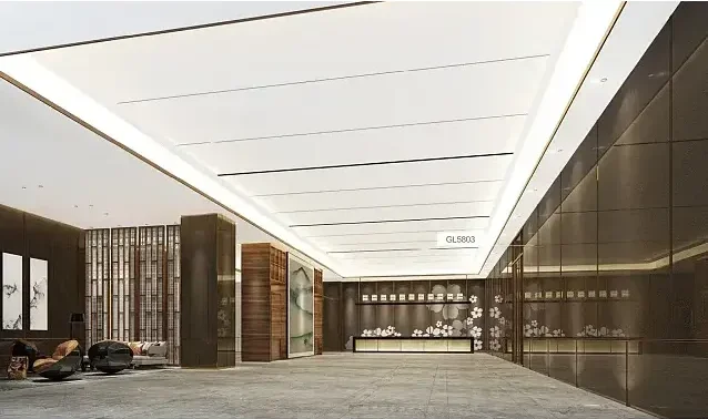 सजावटीच्या संगमरवरी भिंत पॅनेल पीव्हीसी/पीईटी फिल्म