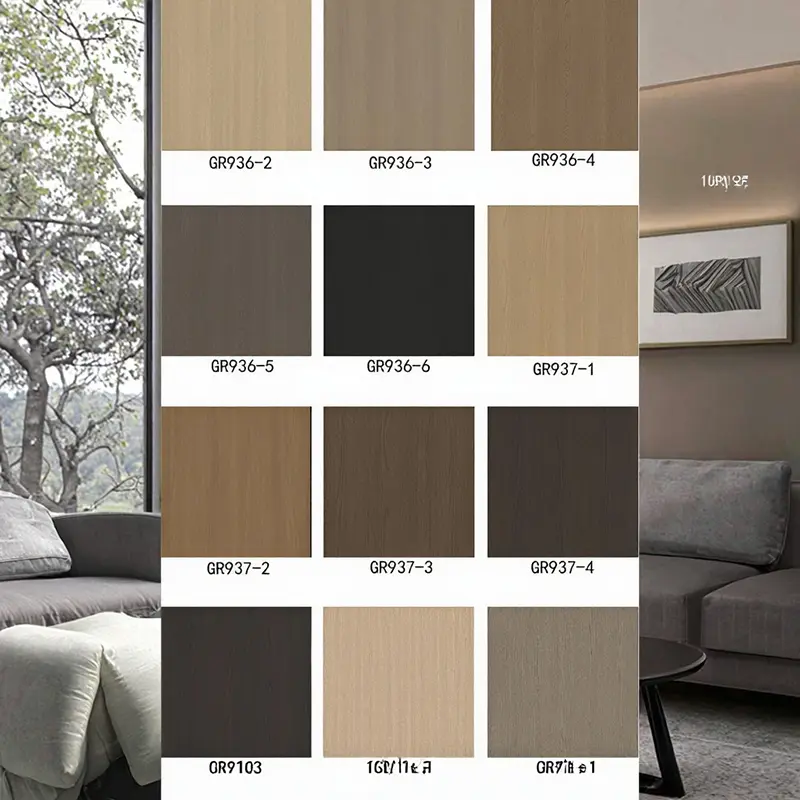 आधुनिक डिझाइन शैली पीव्हीसी सजावटीचा चित्रपट